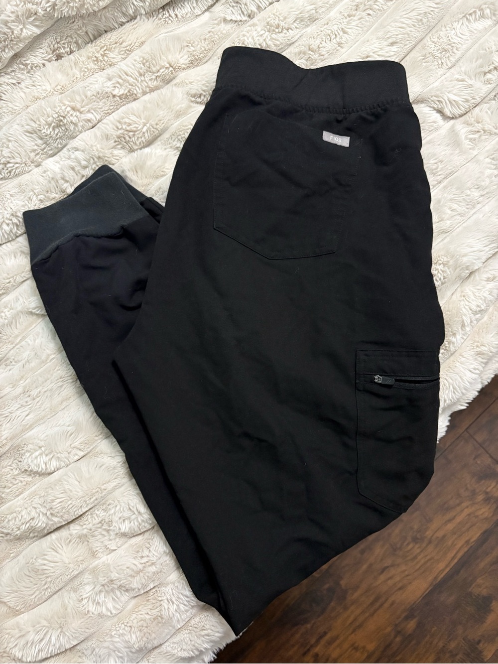 Figs Black Women's Jogger Scrub Pants